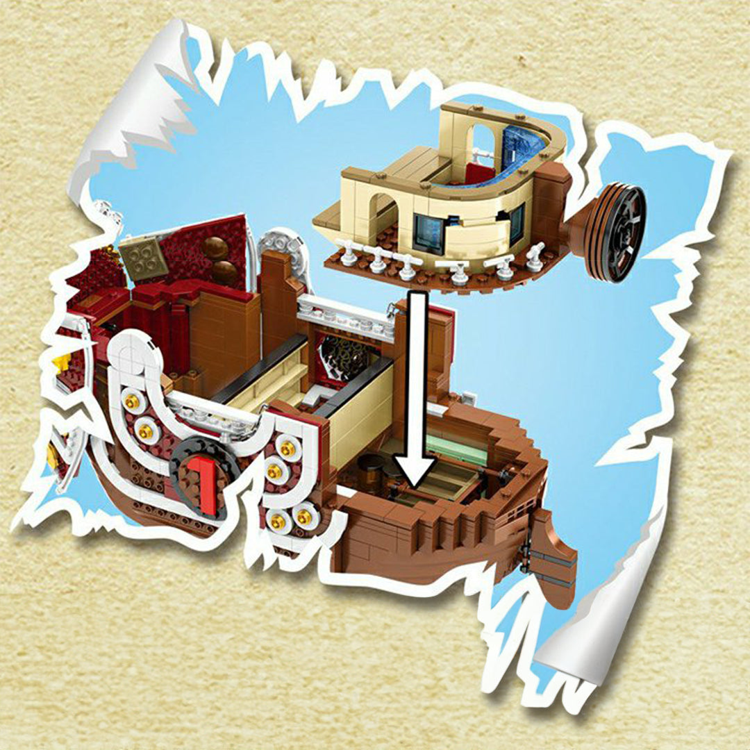 Thousand Sunny + Straw Hat Crew Minifigs (Limited Offer)