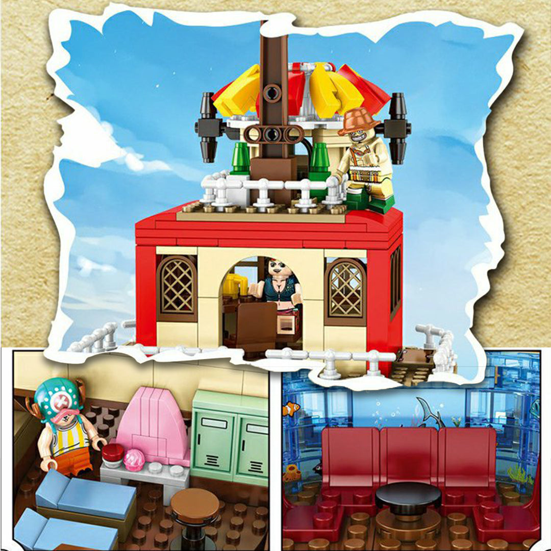 Thousand Sunny + Straw Hat Crew Minifigs (Limited Offer)